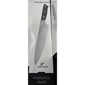 WARSONGS‎ CHEF KNIFE 8" INCH NEW IN BOX